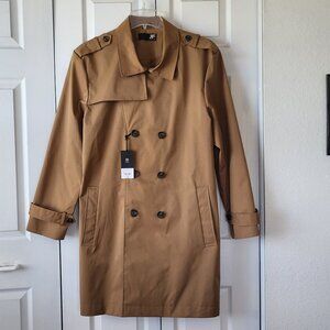 Man's Dark Camel Trench Coat XL